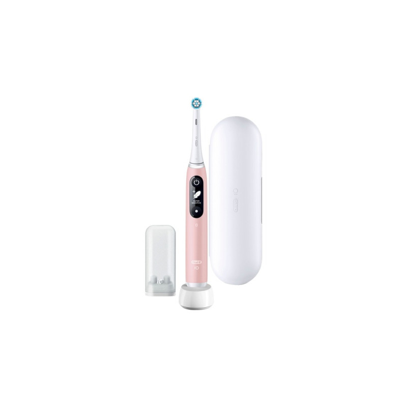 Braun Oral-B iO Series 6, Elektrische Zahnbürste(rosa, Pink Sand)