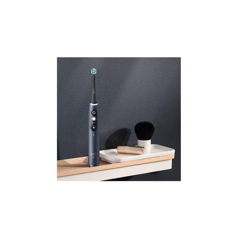 Braun Oral-B iO Series 7N, Elektrische Zahnbürste(schwarz, Black Onyx)