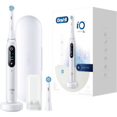 Braun Oral-B iO Series 8N, Elektrische Zahnbürste(weiß, White Alabaster)