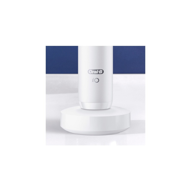 Braun Oral-B iO Series 8N, Elektrische Zahnbürste(weiß, White Alabaster)