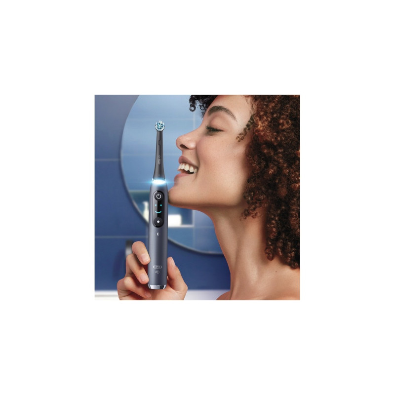 Braun Oral-B iO Series 9N, Elektrische Zahnbürste(schwarz, Black Onyx)