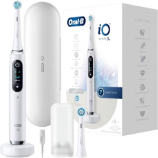 Braun Oral-B iO Series 9N, Elektrische Zahnbürste(weiß, White Alabaster)