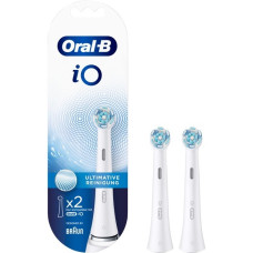 Braun Oral-B iO Ultimative Reinigung 2er, Aufsteckbürste(weiß)