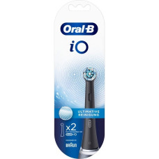Braun Oral-B iO Ultimative Reinigung 2er, Aufsteckbürste(schwarz)