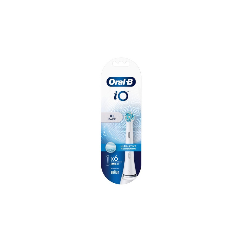 Braun Oral-B iO Ultimative Reinigung 6er, Aufsteckbürste(weiß)