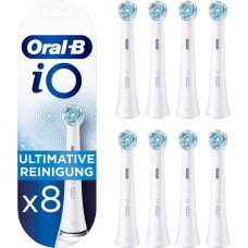 Braun Oral-B iO Ultimative Reinigung 8er, Aufsteckbürste(weiß)