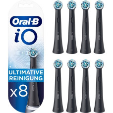Braun Oral-B iO Ultimative Reinigung 8er, Aufsteckbürste(schwarz)