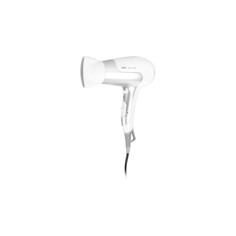 Braun Satin Hair 5 PowerPerfection HD580, Haartrockner(weiß/silber)