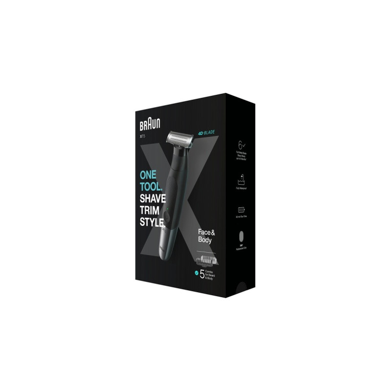 Braun Series XT5 - XT5100 Face & Body, Bartschneider(schwarz/silber)