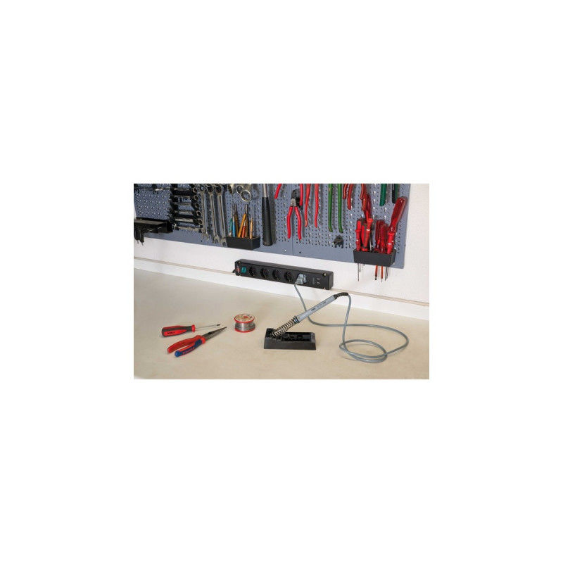 Brennenstuhl Bremounta Steckdosenleiste 5-fach(schwarz, 3 Meter, 2x USB-A)