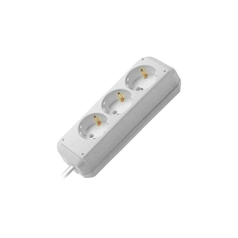 Brennenstuhl Eco-Line Steckdosenleiste 3-fach(weiß, 1,5 Meter)