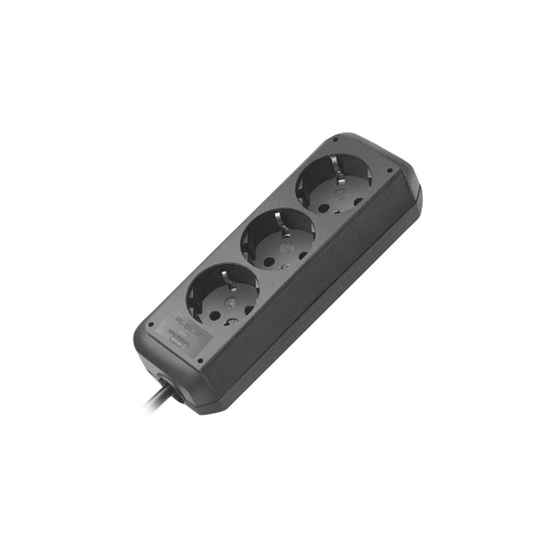 Brennenstuhl Eco-Line Steckdosenleiste 3-fach(schwarz, 1,5 Meter)