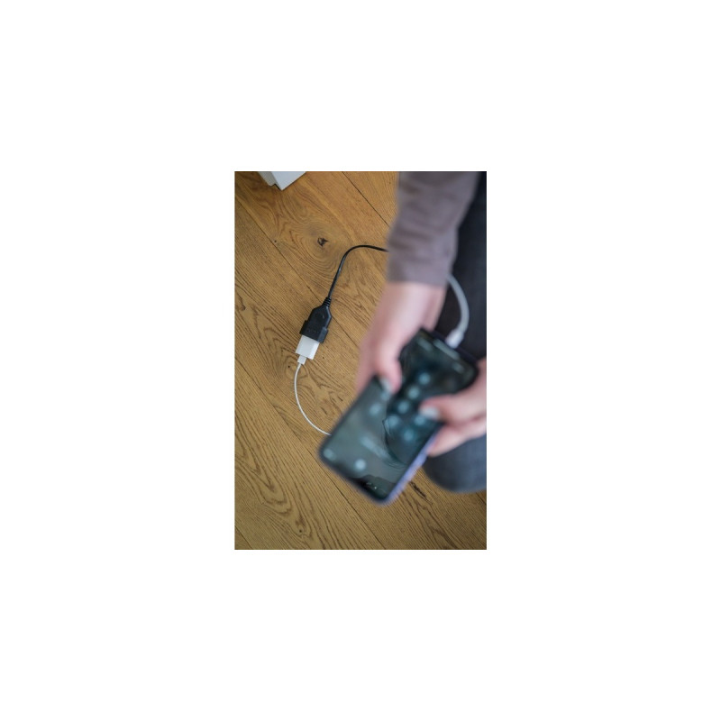 Brennenstuhl Kunststoff-Verlängerungskabel für Innen, 5 Meter(schwarz, Euro-Stecker und Kupplung)