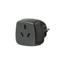 Schutzkontakt, Steckdosenadapter(schwarz)