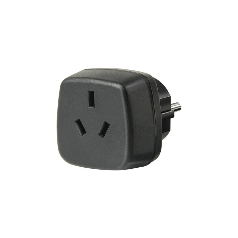 Schutzkontakt, Steckdosenadapter(schwarz)
