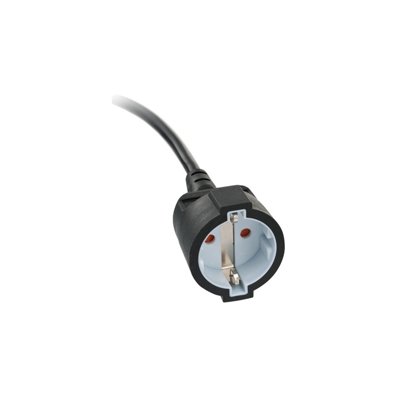 Brennenstuhl Verlängerungskabel, 1x Winkel-Flachstecker(schwarz, 5 Meter)