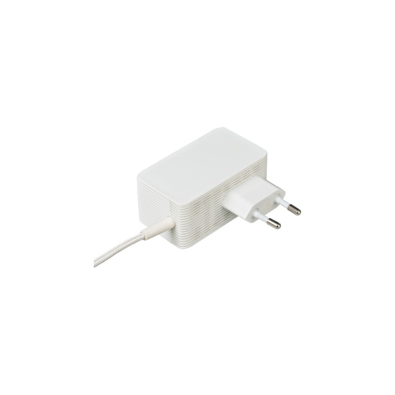 Brennenstuhl estilo USB-Multiladegerät(weiß/edelstahl, 5x USB, PD 20 Watt)