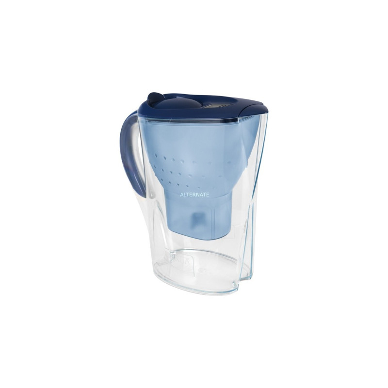 Brita fill&enjoy Marella Cool & 12 Kartuschen MAXTRA+, Vorteilspack, Kanne(transparent/blau, mit Wasserfilter)
