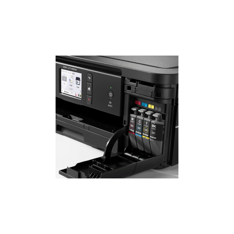 Brother DCP-J1140DW, Multifunktionsdrucker(schwarz, USB, WLAN, Kopie, Scan)