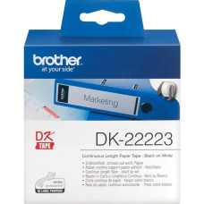 Brother Endlos-Etikettenrolle DK-22223, Schriftband(50 mm x 30,48 Meter, weiß)