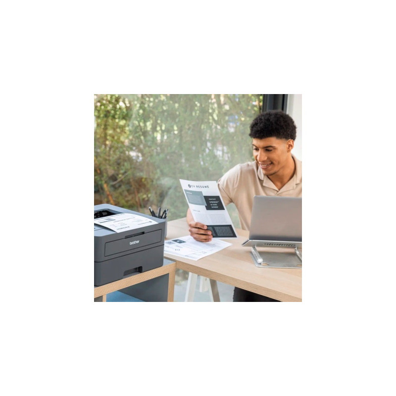 Brother HL-L2445DW, Laserdrucker(dunkelgrau, USB, LAN, WLAN)