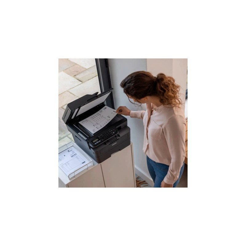 Brother MFC-L2827DW, Multifunktionsdrucker(dunkelgrau, USB, LAN, WLAN, Scan, Kopie, Fax)