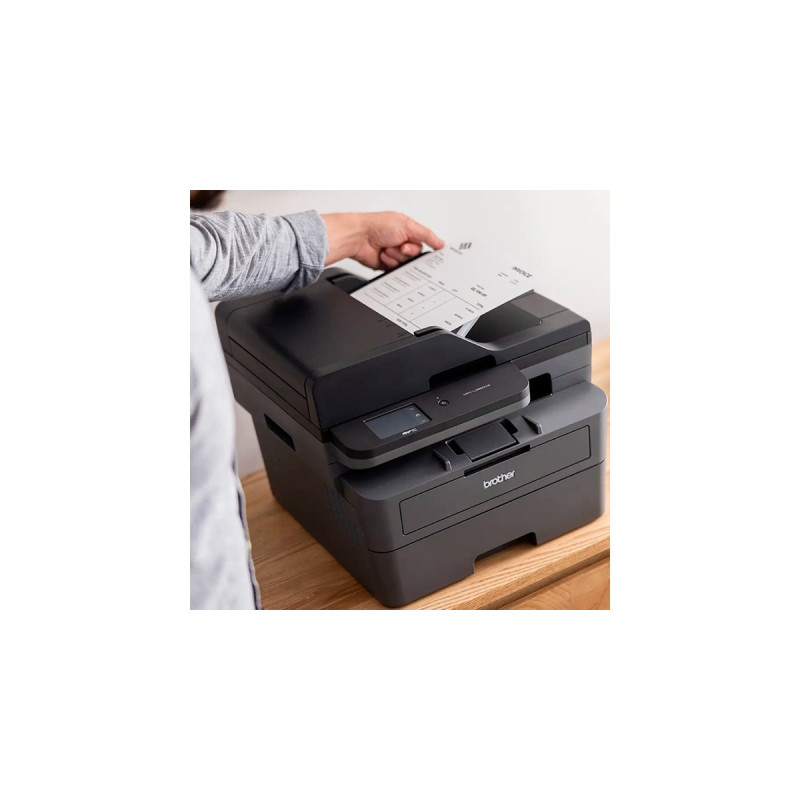 Brother MFC-L2860DWE, Multifunktionsdrucker(dunkelgrau, USB, LAN, WLAN, Scan, Kopie, Fax, EcoPro)