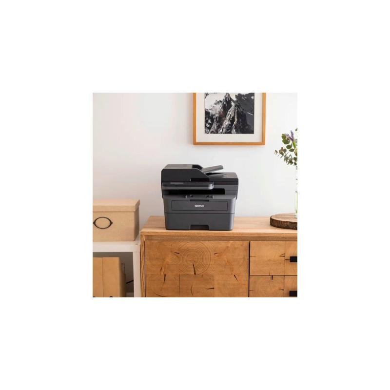 Brother MFC-L2860DWE, Multifunktionsdrucker(dunkelgrau, USB, LAN, WLAN, Scan, Kopie, Fax, EcoPro)
