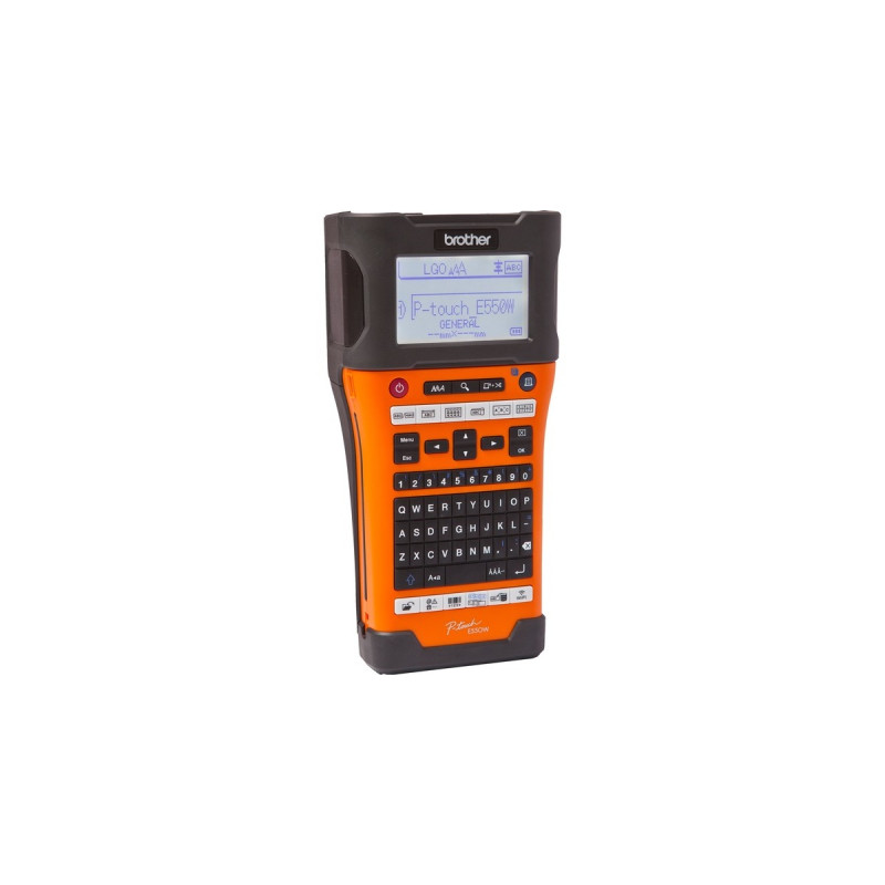 Brother P-touch E550WVP, Beschriftungsgerät(orange/schwarz)