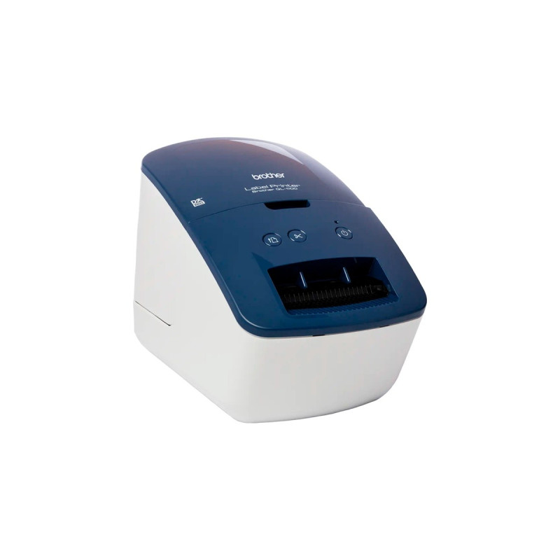 Brother QL-600B, Etikettendrucker(blau/weiß)