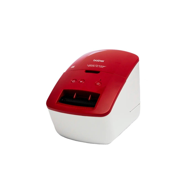 Brother QL-600R, Etikettendrucker(rot/weiß)