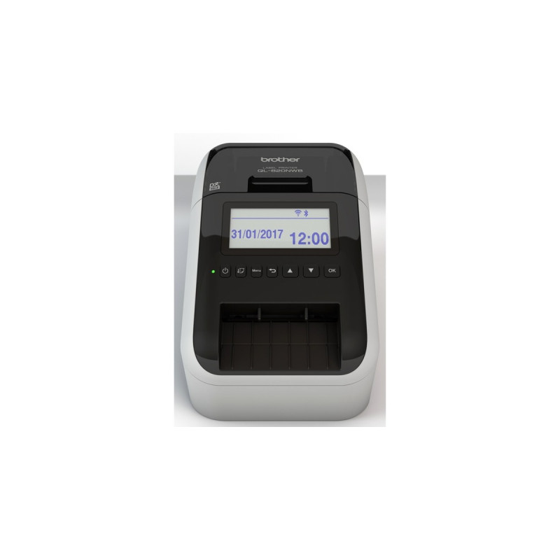 Brother QL-820NWBc, Etikettendrucker(schwarz/weiß, USB, WLAN, Bluetooth)