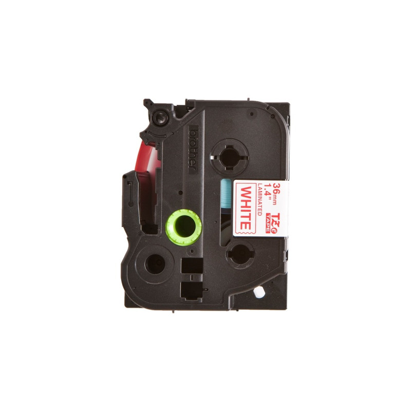 Brother Schriftband TZe-262(36 mm, rot auf weiß)