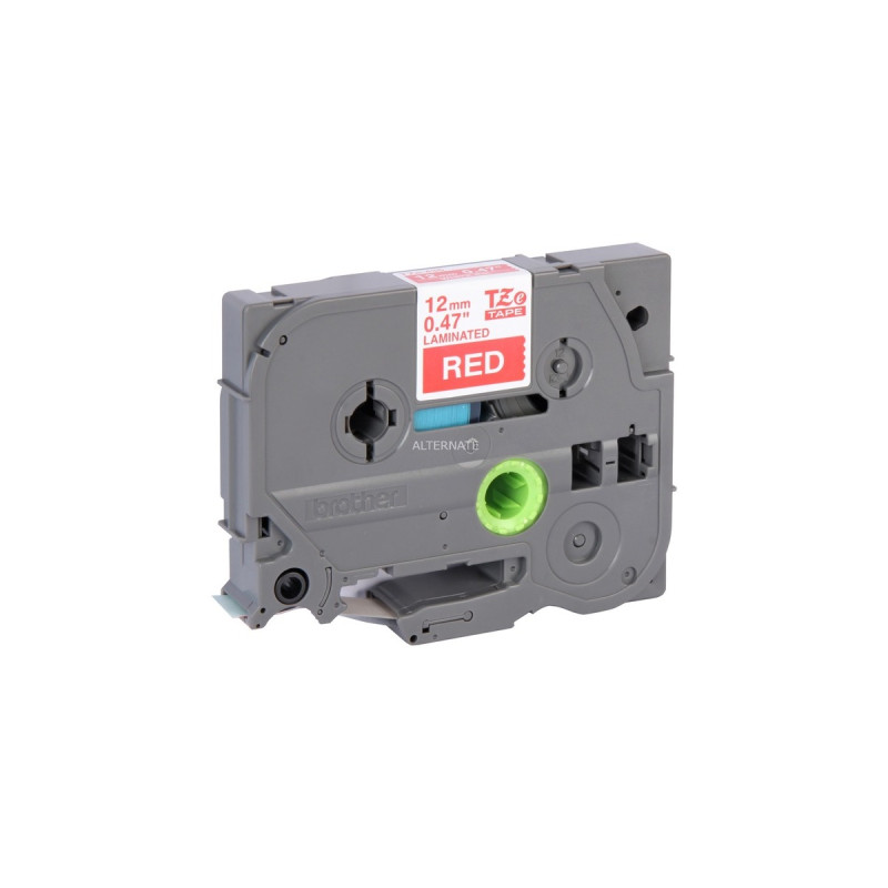 Brother Schriftband TZe-435(12 mm, weiß auf rot)