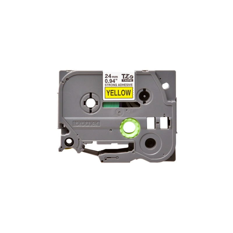 Brother Schriftband TZe-S651(gelb, 24 mm breit, schwarz auf gelb)