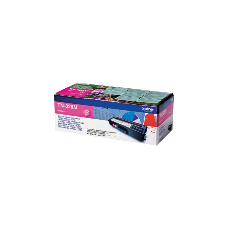 Brother TN-328M magenta, Toner(Retail)