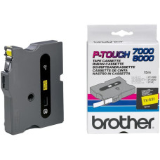 Brother TX-Schriftband TX-631(12 mm, schwarz auf gelb)