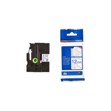 Brother TZe-FA3, Schriftband(12 mm, Blau auf Weiß)