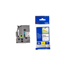 Brother TZe-S251, Schriftband(24 mm, Schwarz auf Weiß)