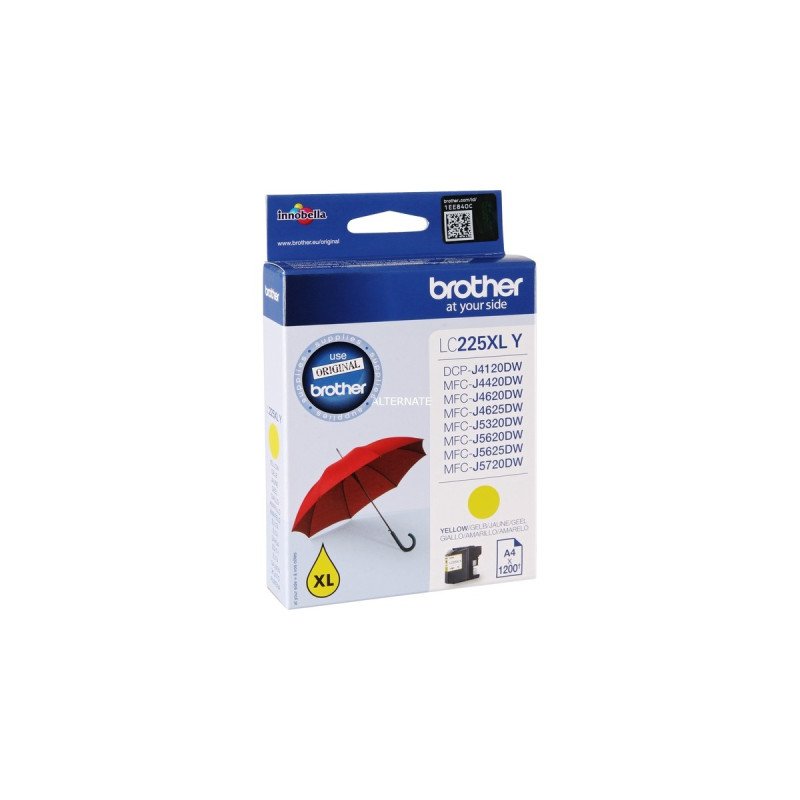 Brother Tinte gelb LC-225XLY