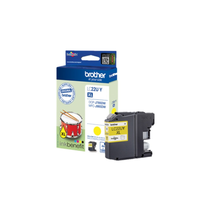 Brother Tinte gelb LC-22UY