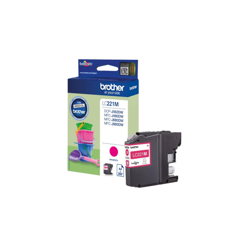 Brother Tinte magenta LC-221M