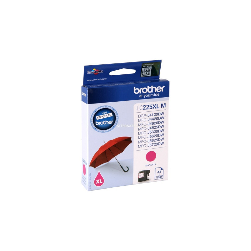 Brother Tinte magenta LC-225XLM