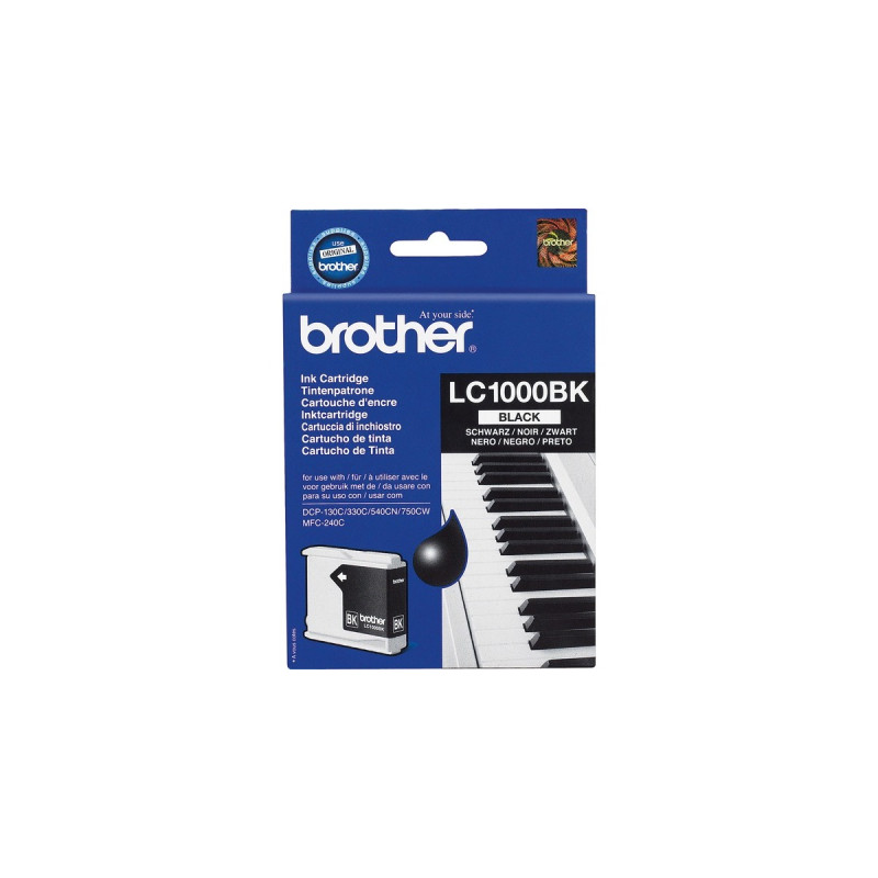 Brother Tinte schwarz LC1000BK(Retail)