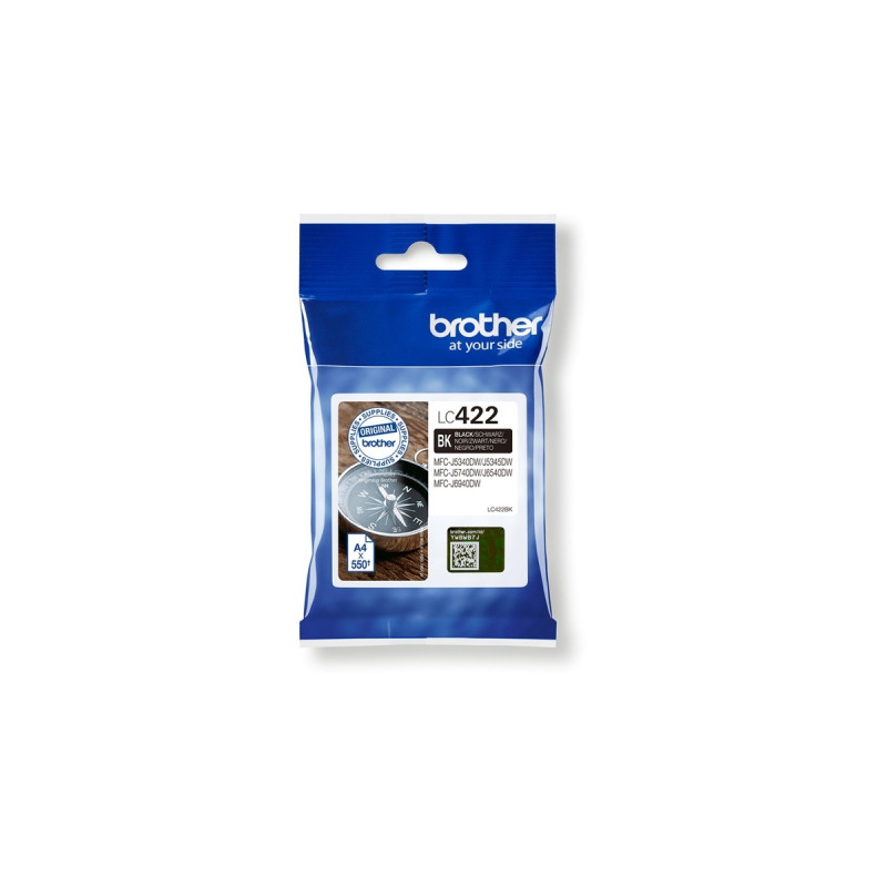 Brother Tinte schwarz LC-422BK