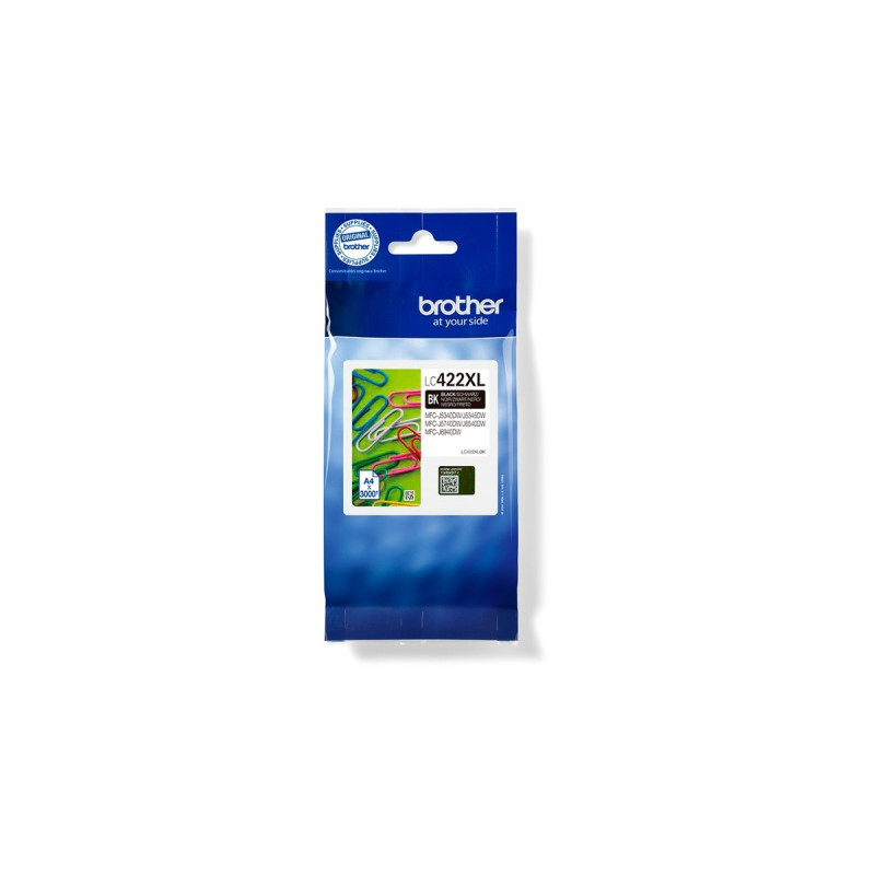 Brother Tinte schwarz LC-422XLBK