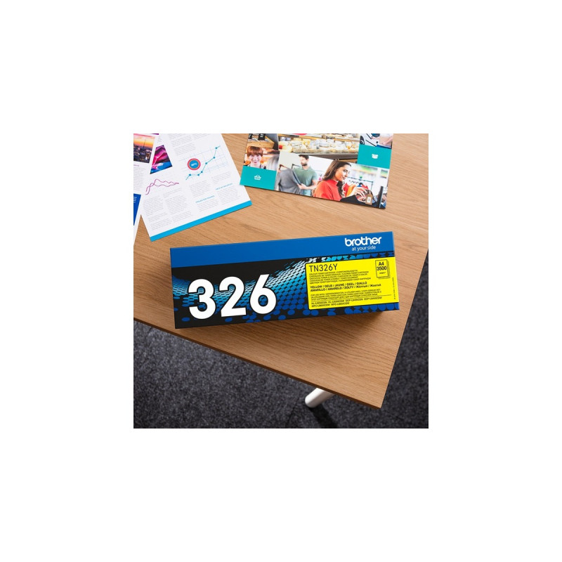 Brother Toner gelb TN-326Y