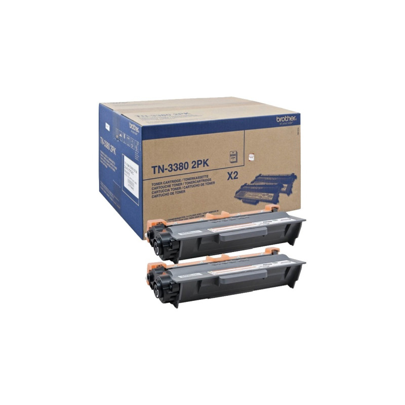 Brother Toner schwarz TN-3380TWIN(Doppelpack)