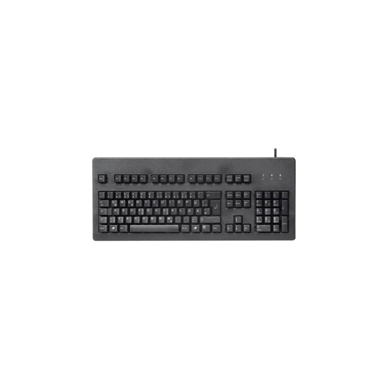 CHERRY Comfort G80-3000, Tastatur(schwarz, DE-Layout, Cherry MX Blue)
