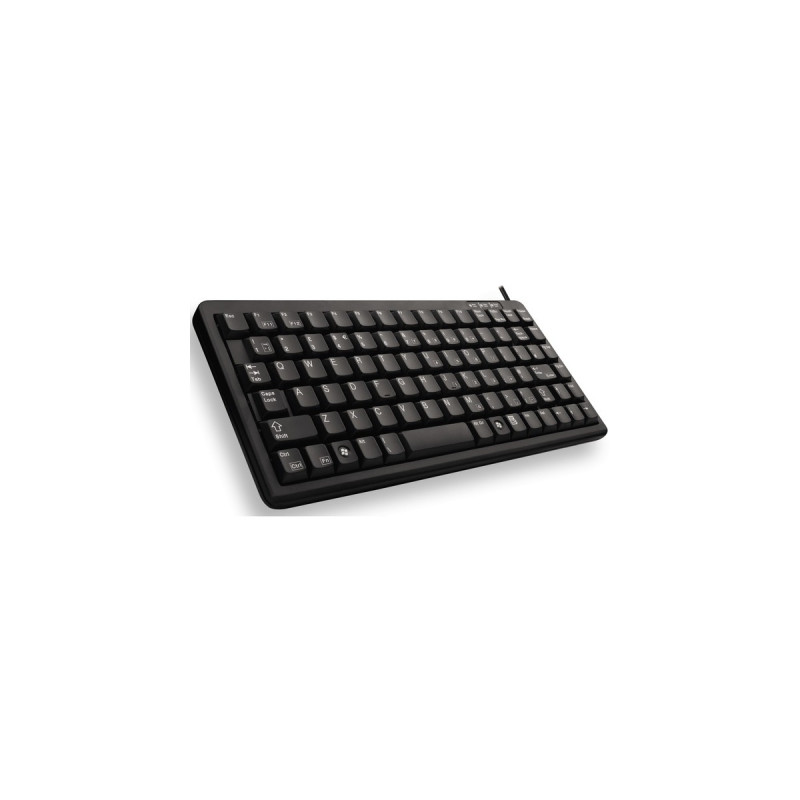 CHERRY Compact-Keyboard G84-4100, Tastatur(schwarz, US-Layout, Cherry Mechanisch)